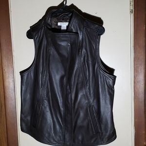 Leather vest